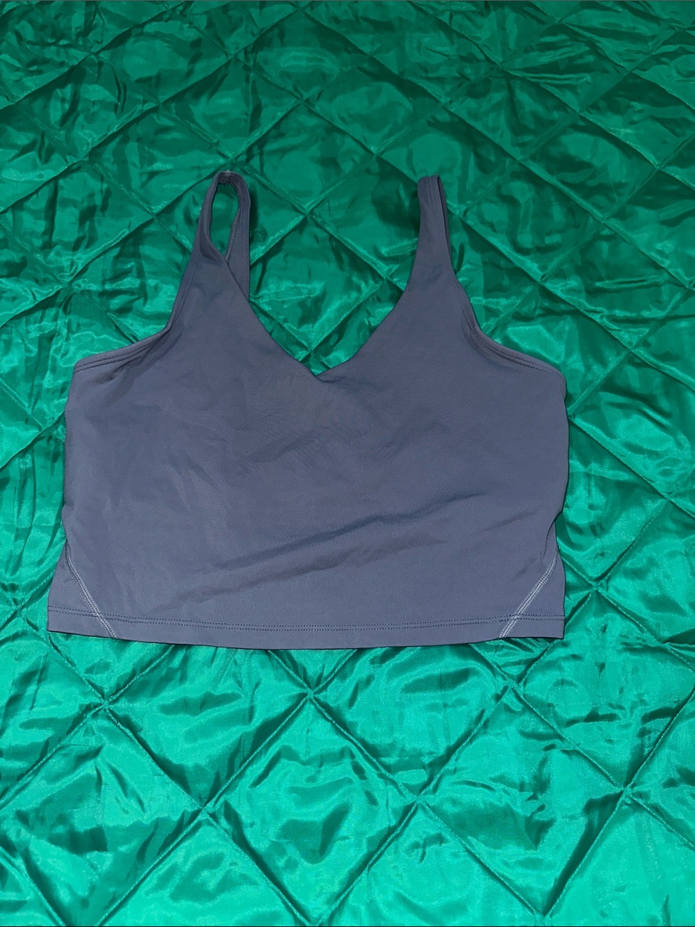 Everyday V-Neck Sports Bralette - Charcoal